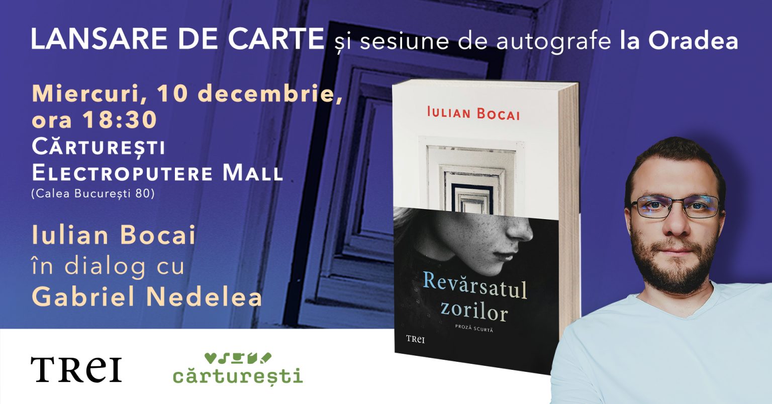 Iulian Bocai la Craiova – lansare de carte și sesiune de autografe ...